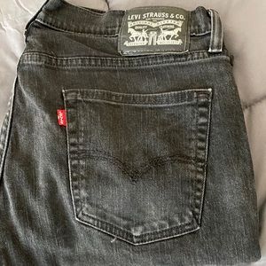 Mens Levi’s 514 black jeans | 34x30